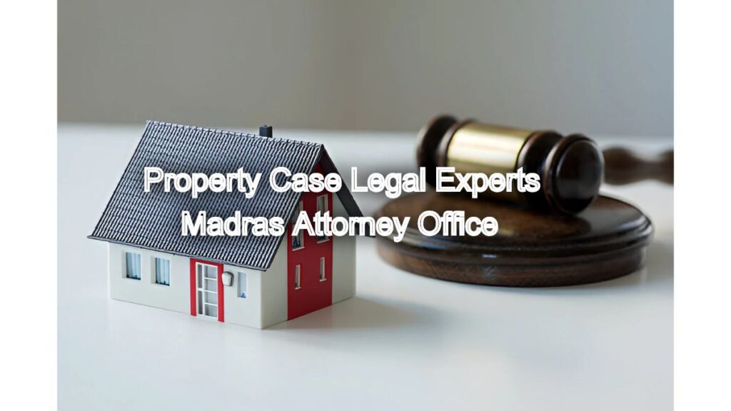 Property Case Legal Experts in Chennai: Protect Your Property Interests