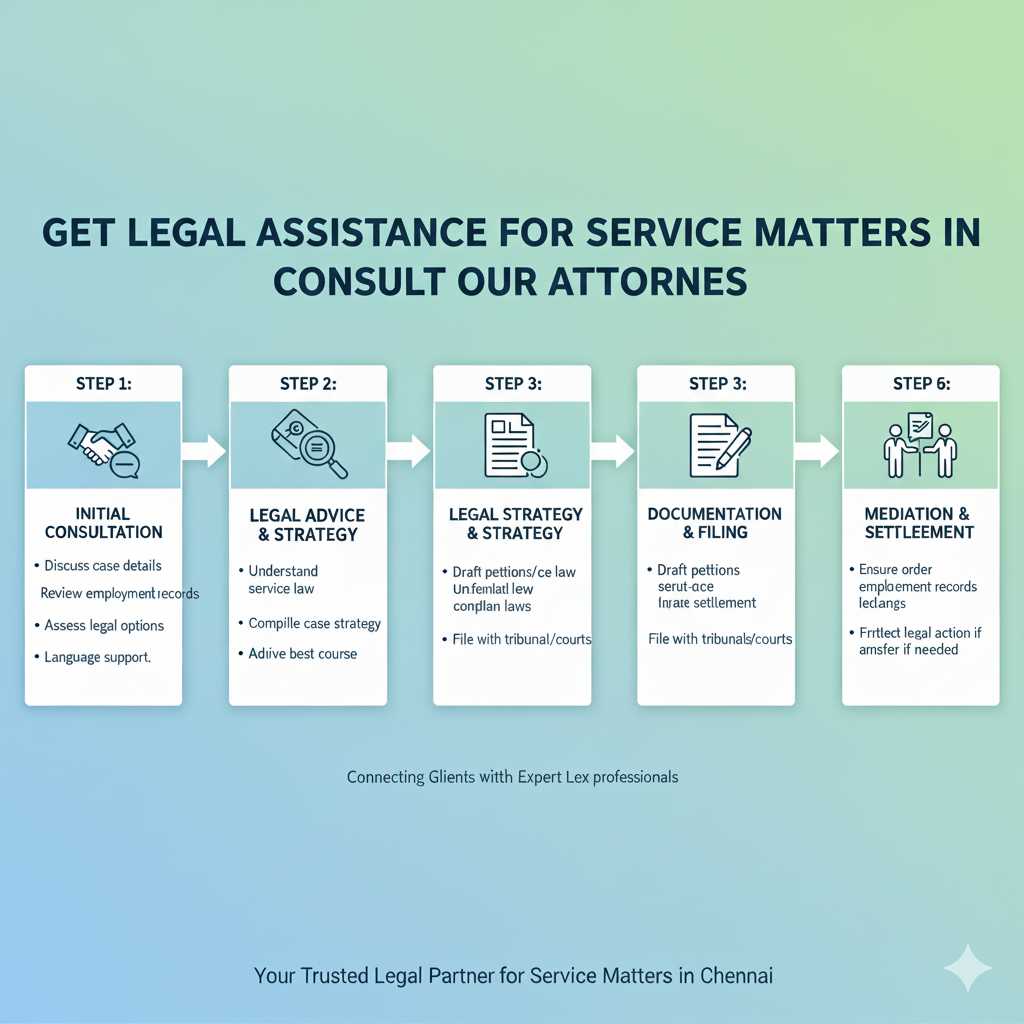 Get Legal Assistance for Service Matters in Chennai: Consult Our Attorneys