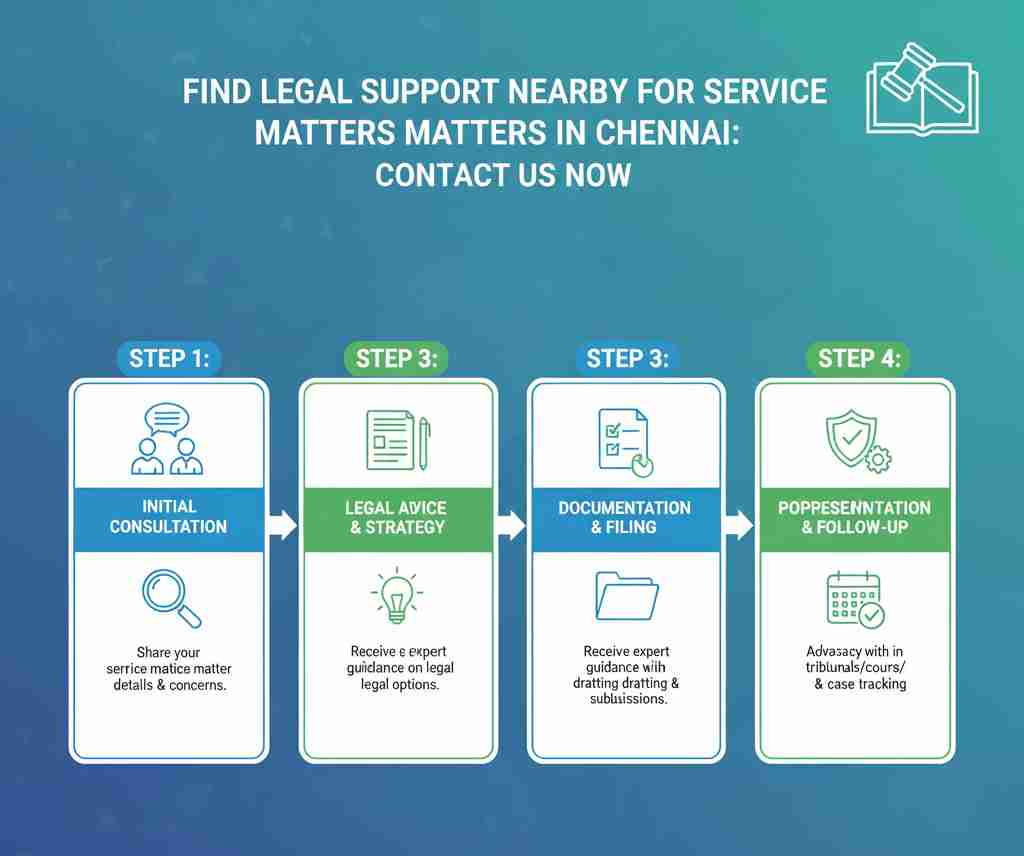 Find Legal Support Nearby for Service Matters in Chennai: Contact Us Now