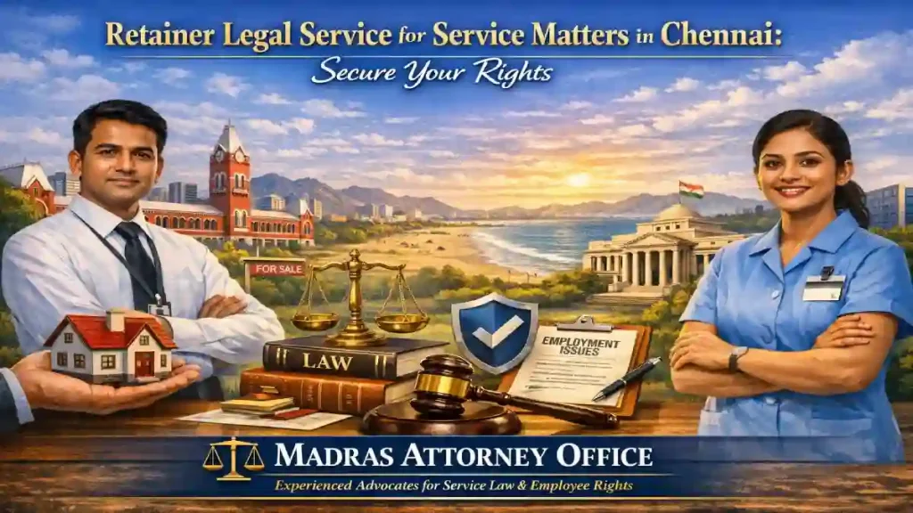 Retainer Legal Service for Service Matters in Chennai: Secure Your Rights